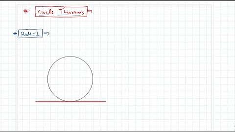 Circle Theorem | Angle in semi circle and angle between radius and tangent.