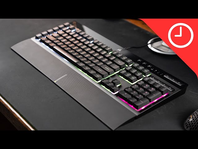 Beloved boksning hældning Corsair K55 RGB Pro XT Review: Full-featured affordable gaming keyboard -  YouTube