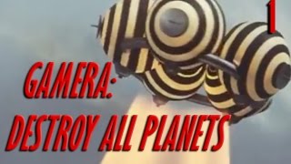 Gamera : Destroy All Planets - Turtle VS Bee Ass  - Part 1 - Gag Reel