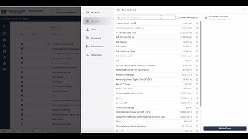 Managing Your Cost Item Database with Contractor Foreman