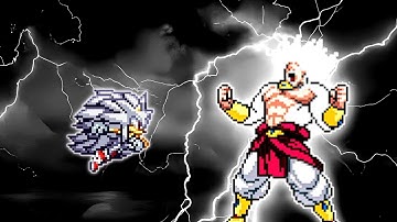 Super Sonic 5 V2 (New) VS Limit Break Broly SSJ4 V2 in Jump Force Mugen