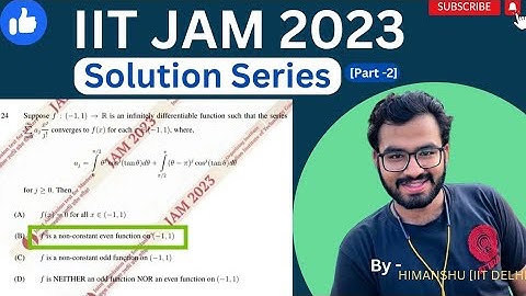 IIT JAM 2023 MATHEMATICS SOLUTION | INTEGRAL CALCULUS || PART-2 #iitjam2023 #iitjammathematics