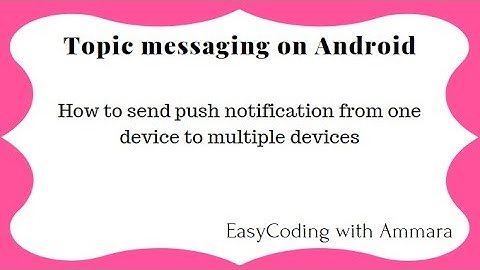 how to send notification in android using firebase | part 3  | 2020 | urdu/hindi