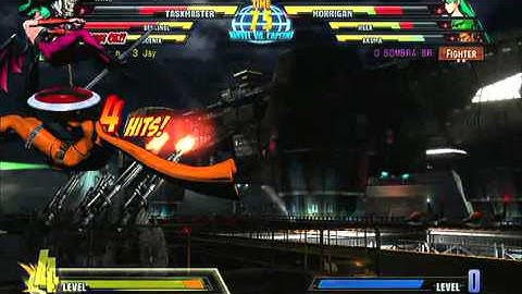 Tranc3Jay x O SOMBRA BR (MvC3 @XBox Live noob friendly lag match + lagger++ rage quit)