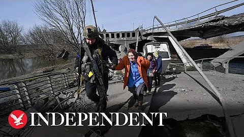 Live: Footage of Kyiv skyline amid Ukraine crisis