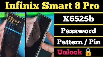 Infinix X6525b Hard Reset / How To Unlock Smart 8 Pro Password  / #hardreset #pattern
