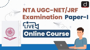 NTA UGC NET/JRF | Paper-I | Live Online Course | Drishti IAS English