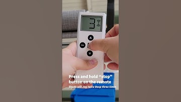 How to pair Rollease remote and motor