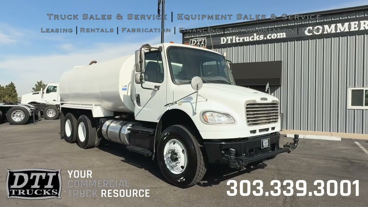 **SOLD** Freightliner 4,000 Gallon Tandem Axle Water Truck