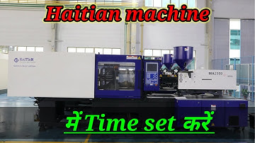 How to change language with Haitian Injection Molding Machine and setting date,time. #krvlogs
