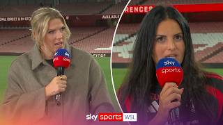 Frustrated | Eva Olid wanted the win for Manchester United against Arsenal