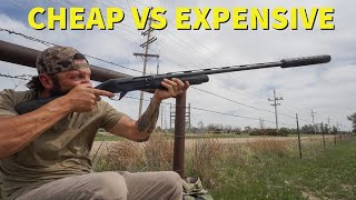 Silenced 12 Gauge Cheap VS Expensive Ammo Pigeon Hunt!!
