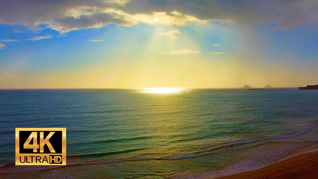 SUNRISE IN HEAVEN 10 Hours of Ocean Waves for Relaxation, Sleep