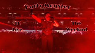 Party Monster - Live | The Weeknd (4K)