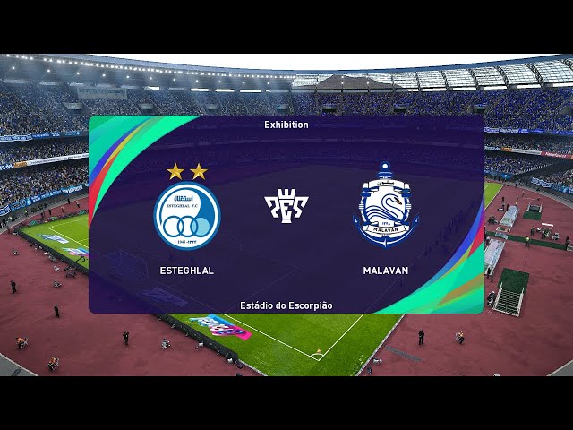 Esteghlal FC vs Malavan Bandar Anzali (26/01/2023) Persian Gulf Pro League  PES 2021 