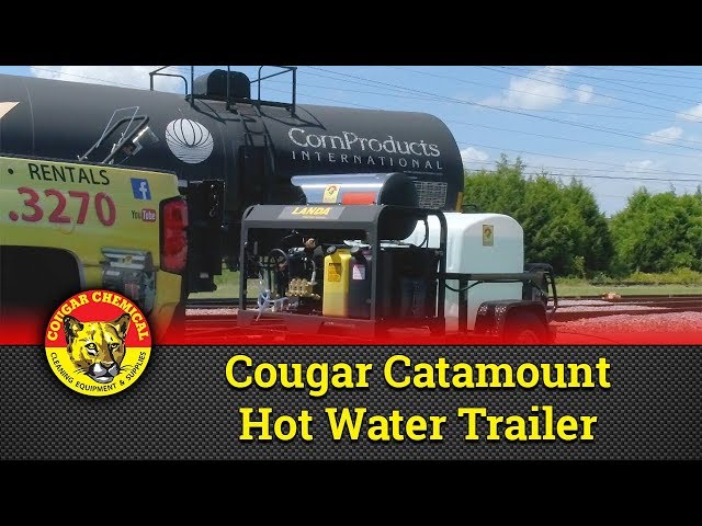 Catamount 200 Cougar Hot Water Pressure Washer Trailer Full Package