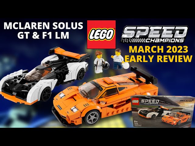 LEGO® Speed Champions review: 76918 McLaren Solus GT & F1 LM