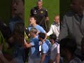 Bråk efter matchen (Malmö FF mot Mjällby AIF på Eleda Stadion i Allsvenskan i Sverige) (#Shorts)