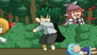 Touhou - Wriggle, Rumia, Mystia, & Cirno's Dance Paradise!! {1080p}