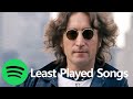 The 25 LEAST Played Songs on Spotify by John Lennon