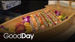 Sushi boats and more at Express Sushi & Teriyaki!