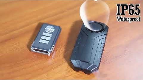 Wireless Remote Vibration Sensor Alarm Anti Theft Bicycles and Ebikes