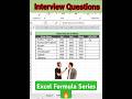 Excel Formula Series 🔥 Beginners to Advanced in 1 place #excel #viral #shorts #support