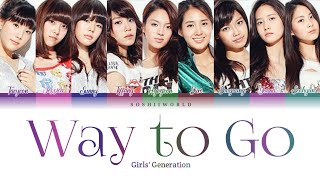 Girls’ Generation (소녀시대) – Way to Go (힘내!) (Color Coded Lyrics HAN/ROM/ENG)