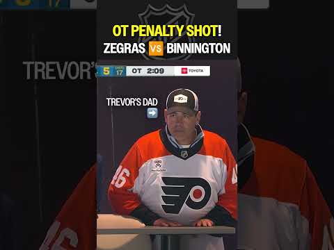 Zegras PENALTY SHOT in OVERTIME! ⚡🫨