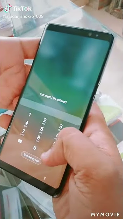 How to open lock of mobile form emergency call