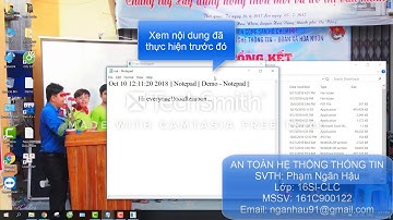 Bài 5: Sử dụng phần mềm keylogger (free keylogger) - AN TOÀN HỆ THỐNG THÔNG TIN