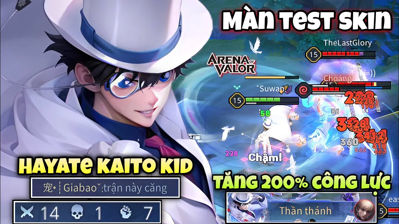 Màn Test Skin Hayate Siêu Ngầu 