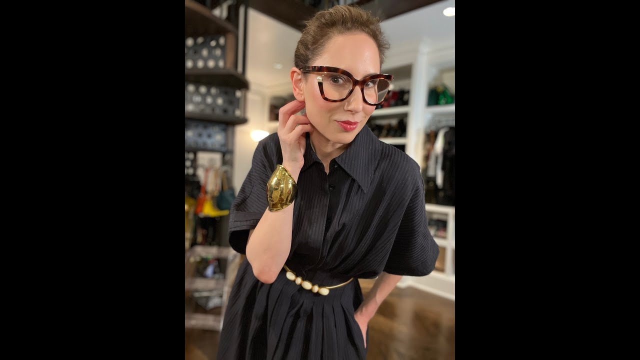 Navy Dress from Summer to Winter