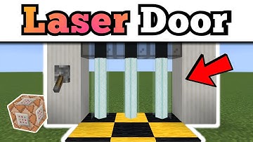 How to Make a Laser Security Door In Minecraft | Command Block Tutorial