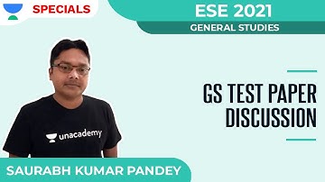 GS Test Paper Discussion | General Studies | Saurabh Kumar Pandey
