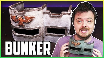 How To Make A Cheap Bunker For Warhammer 40k