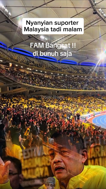 Nyanyian frustasi suporter Malaysia #timnasindonesia #football #beritabola