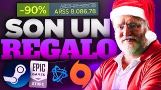 Las MEJORES OFERTAS Navideñas de Steam, Epic Games, Origin y más! 💸 Resumen Steam Winter Sale 2023