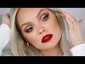 HOW TO DRUGSTORE CUT CREASE CLASSIC CHRISTMAS MAKEUP TUTORIAL - Hooded Eye Tips & Tricks!