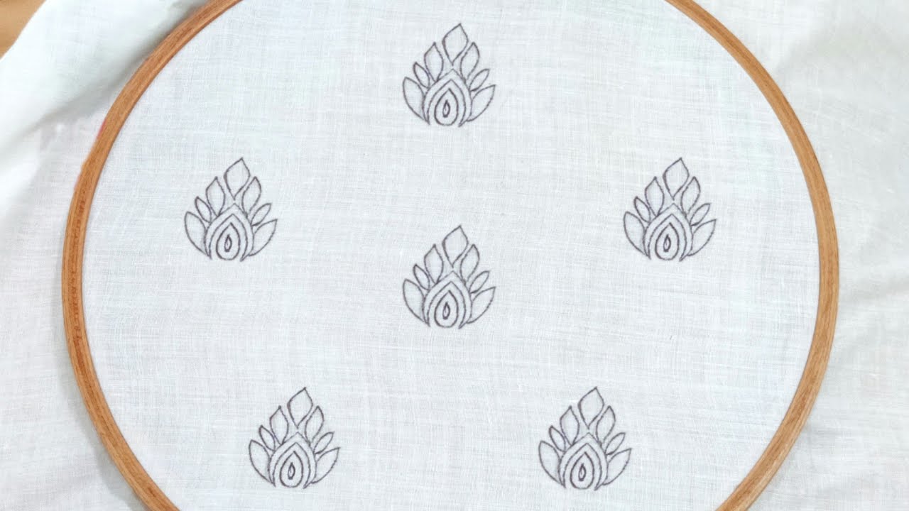 All Over Embroidery Design for Dress/Kurti (Hand Embroidery Work) YouTube