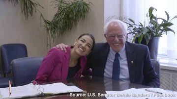 AOC and Bernie’s Awkward Attempt at a Hug