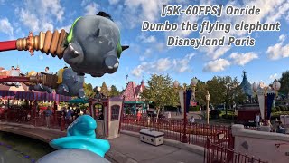 [5K-60FPS] Dumbo the Flying Elephant - Disneyland Paris - (Onride 2024)
