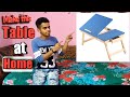 How to make a drawing table at home with cardboard