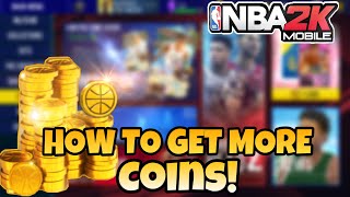 TIPS AND TRICKS TO GET MORE COINS in NBA2K MOBILE!!!