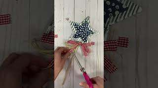 Easiest Dollar Tree DIY for Fourth of July or Memorial Day - Patriotic Decor shorts