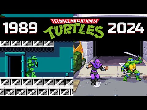 Видео: Эволюция игр Черепашки Ниндзя 1989-2024 / Turtles games evolution 1989-2024 / TMNT