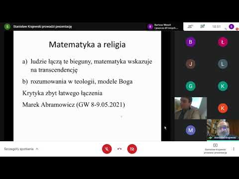 Matematyka a transcendencja - prof. Stanisław Krajewski