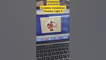 Full version Parashar light 9 #complete installation Parashar light 9 #how to download Parashar9