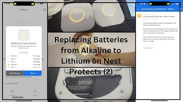 Replacing Alkaline Batteries to Lithium on Nest Protects