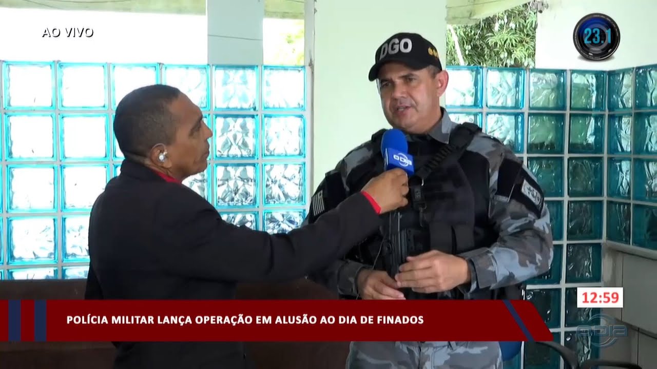 Polícia Militar lança operação em alusão ao Dia de Finados 01 11 2023